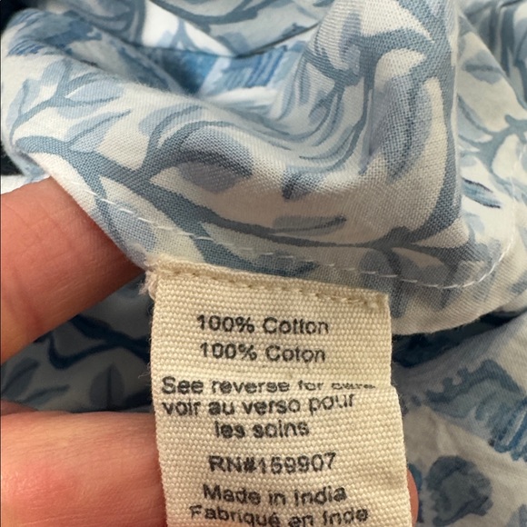 Printfresh Flamenco long sleeve Pajama Set in blue size small NEW - Picture 9 of 9